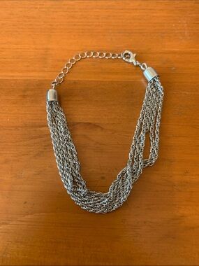 Silver Multi-Strand Chain Bracelet - Women Jewelry